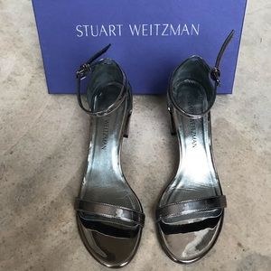 Stuart Weitzman ‘Simple’ metallic sandal